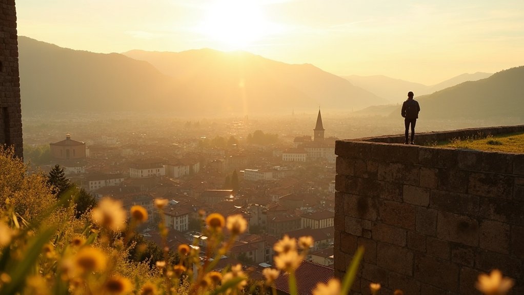 bergamo tvrđava panoramska fotografija petlja