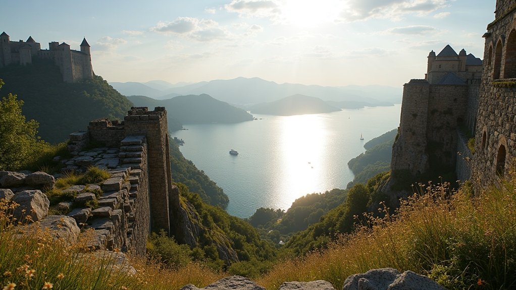 srednjovjekovne ruševine vulkanski tragovi