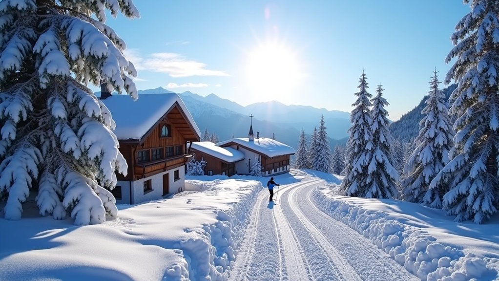 planinsko skijanje šarm visoravnog sela