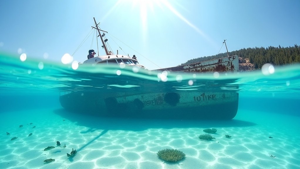plitka olupina za snorklanje foto lokacija