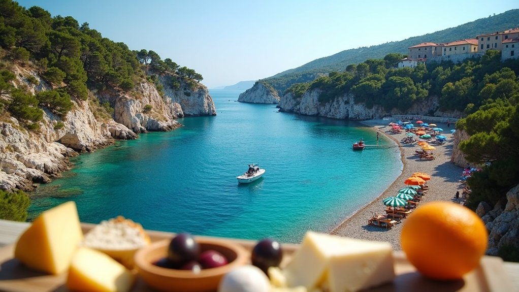 plaže staze hrana vrijeme