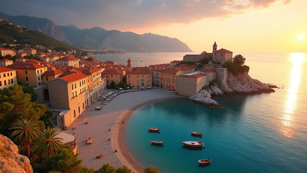 budvanske povijesne plaže i noćni život