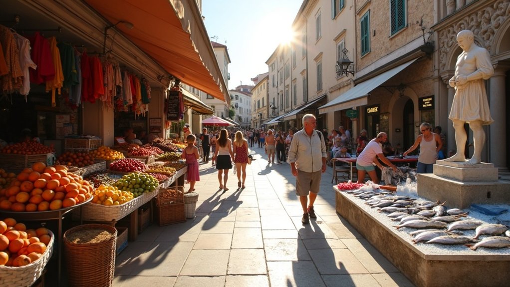 tržnica miriše riba bronca
