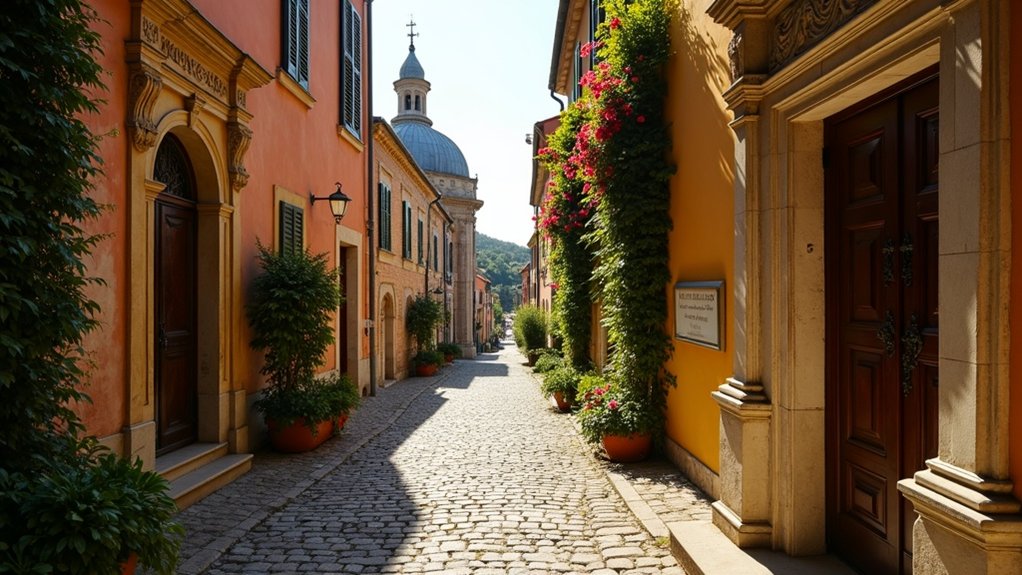 srednjovjekovni šarm pogledi na vinograde