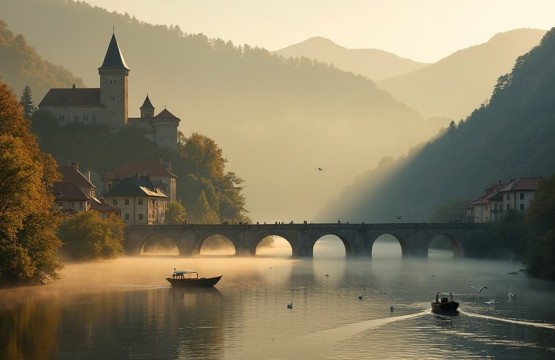 dvorac Ozljek pogledi na rijeku