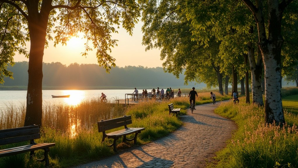 parkovi jezero biciklističke staze