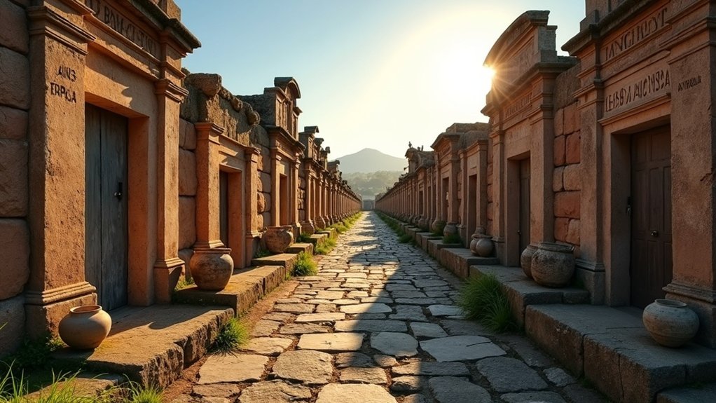 pompejevljeva ulica uklesanih grobova