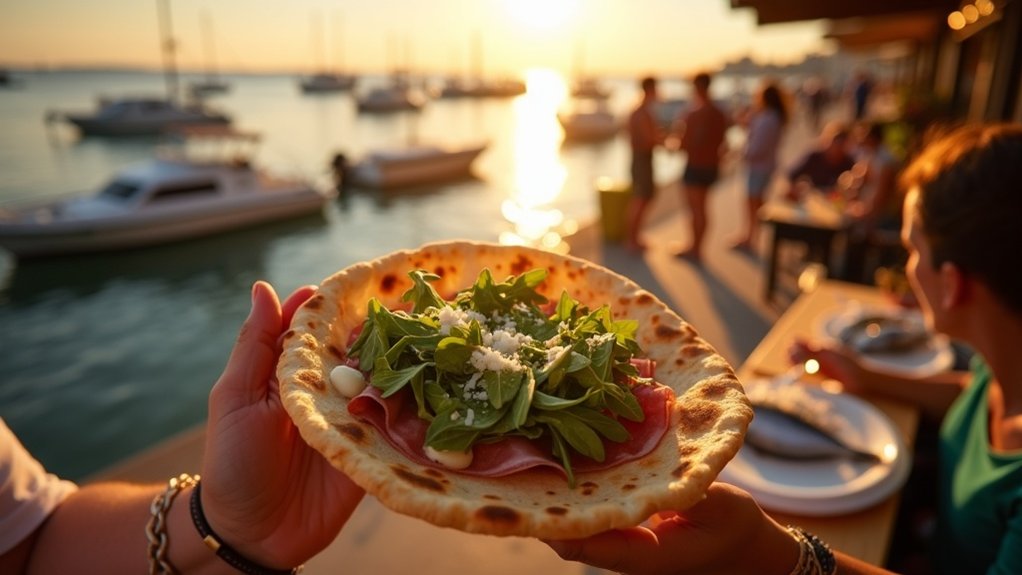 rimska obala plodovi mora i piadina