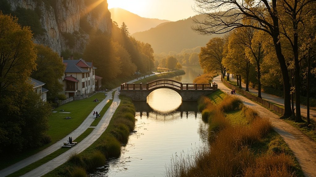 šetalište uz rijeku povijesni mlinovi vidikovci