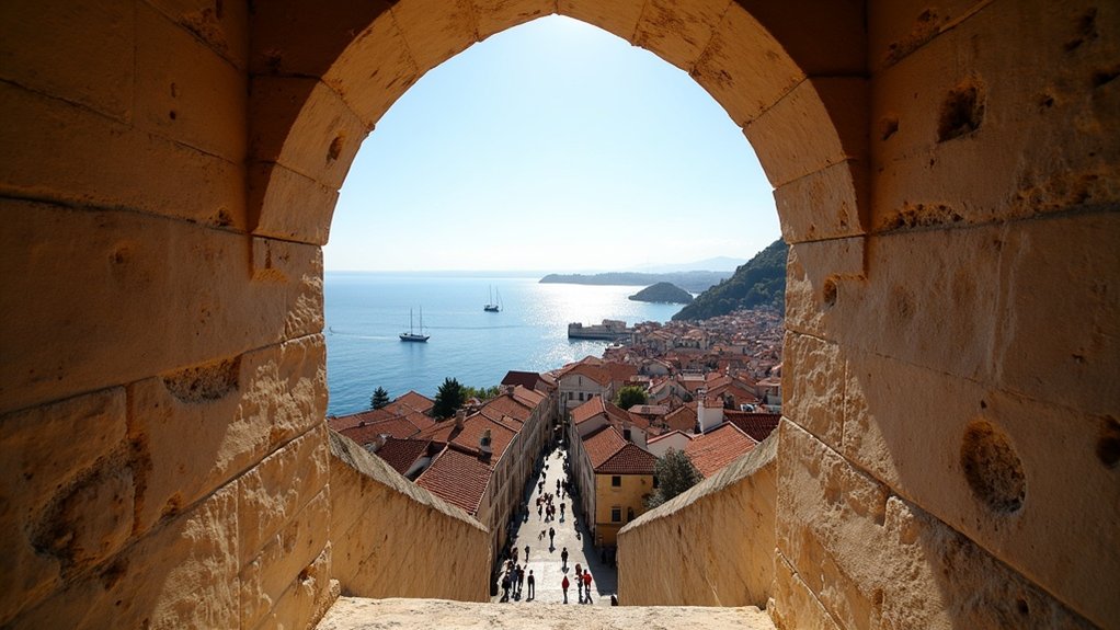 venecijanska kula zalazak sunca u okviru