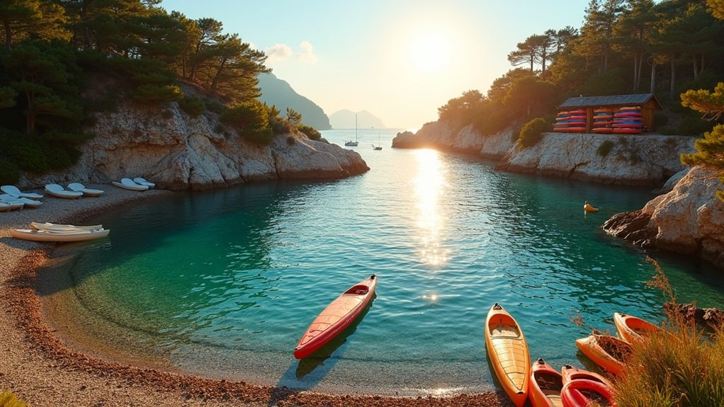 iznajmljivanje na plaži lekcije kafići