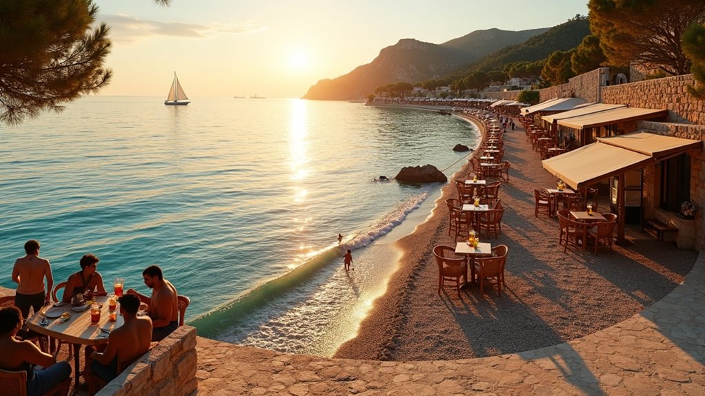 kafići i restorani uz plažu