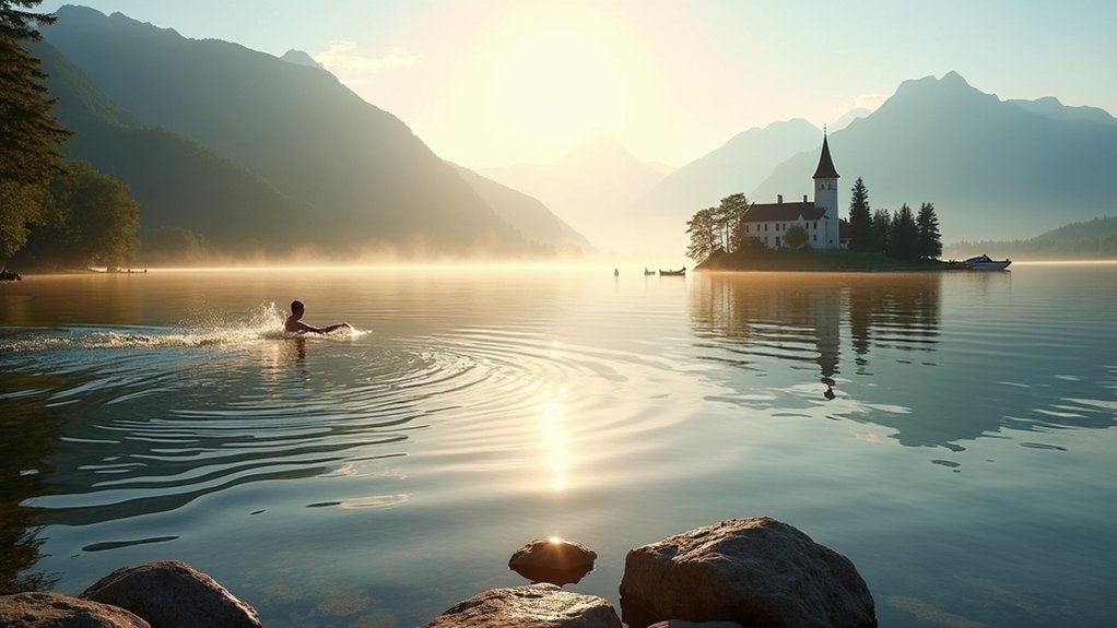 bled slobodno vrijeme bohinj samoća plivanje