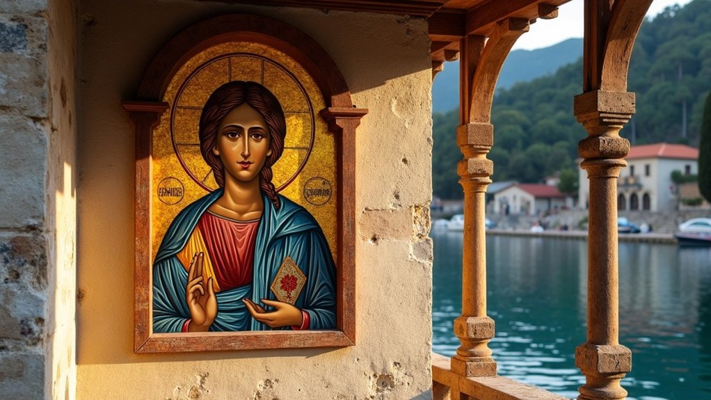 bizantske ikone kontemplativno blisko promatranje