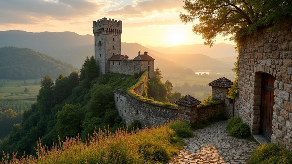 dvorac na brežuljku s legendom