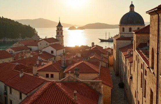 Šibenik dalmatinski obalni vremenski blaga