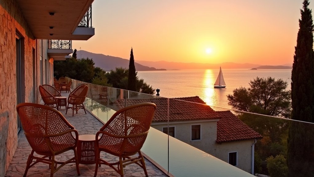 obalni povijesni zalazak sunca pogled hotel