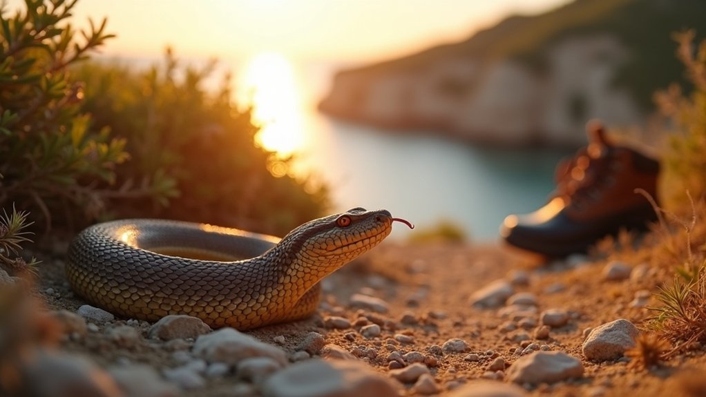 proljetne poskoke u kamenim zidovima