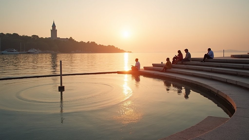 zadar s tihim sunčanim trenucima